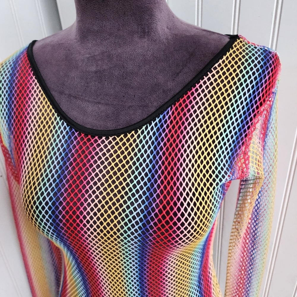 Uluwatu Color Mesh Netted See Through Beach Cover… - image 3